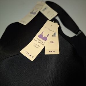 Cacique Black Cushioned Balconette Bra